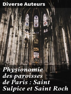 cover image of Physionomie des paroisses de Paris